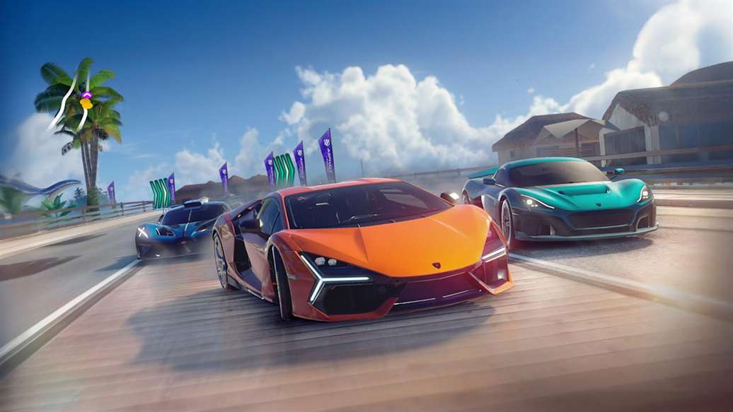 Asphalt Legends race on Nintendo Switch