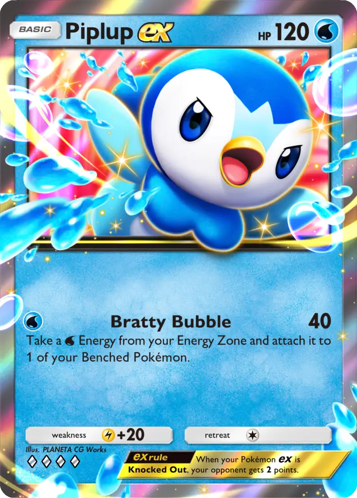 Pokemon Piplup ex