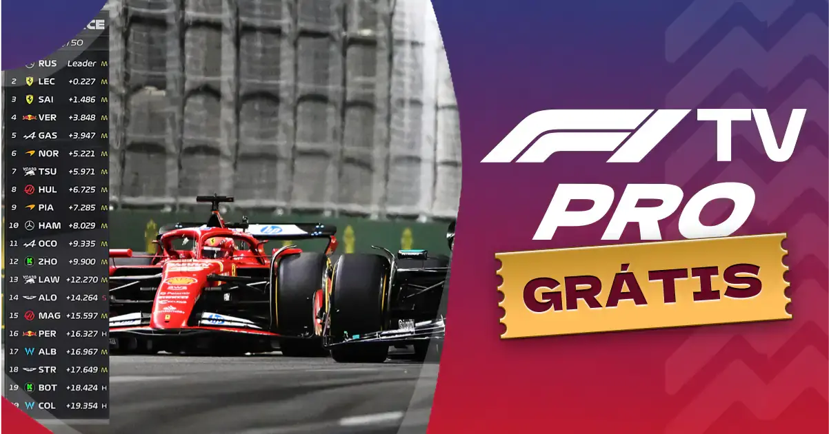 F1 TV Pro grátis