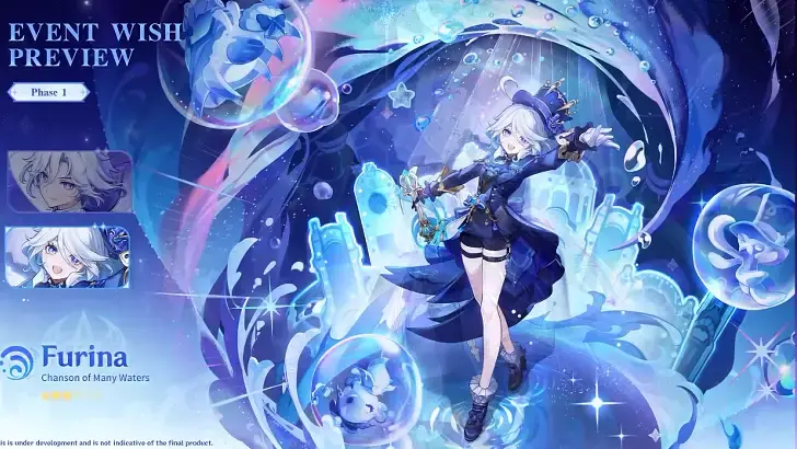 Chanson of Many Waters, Furina banner