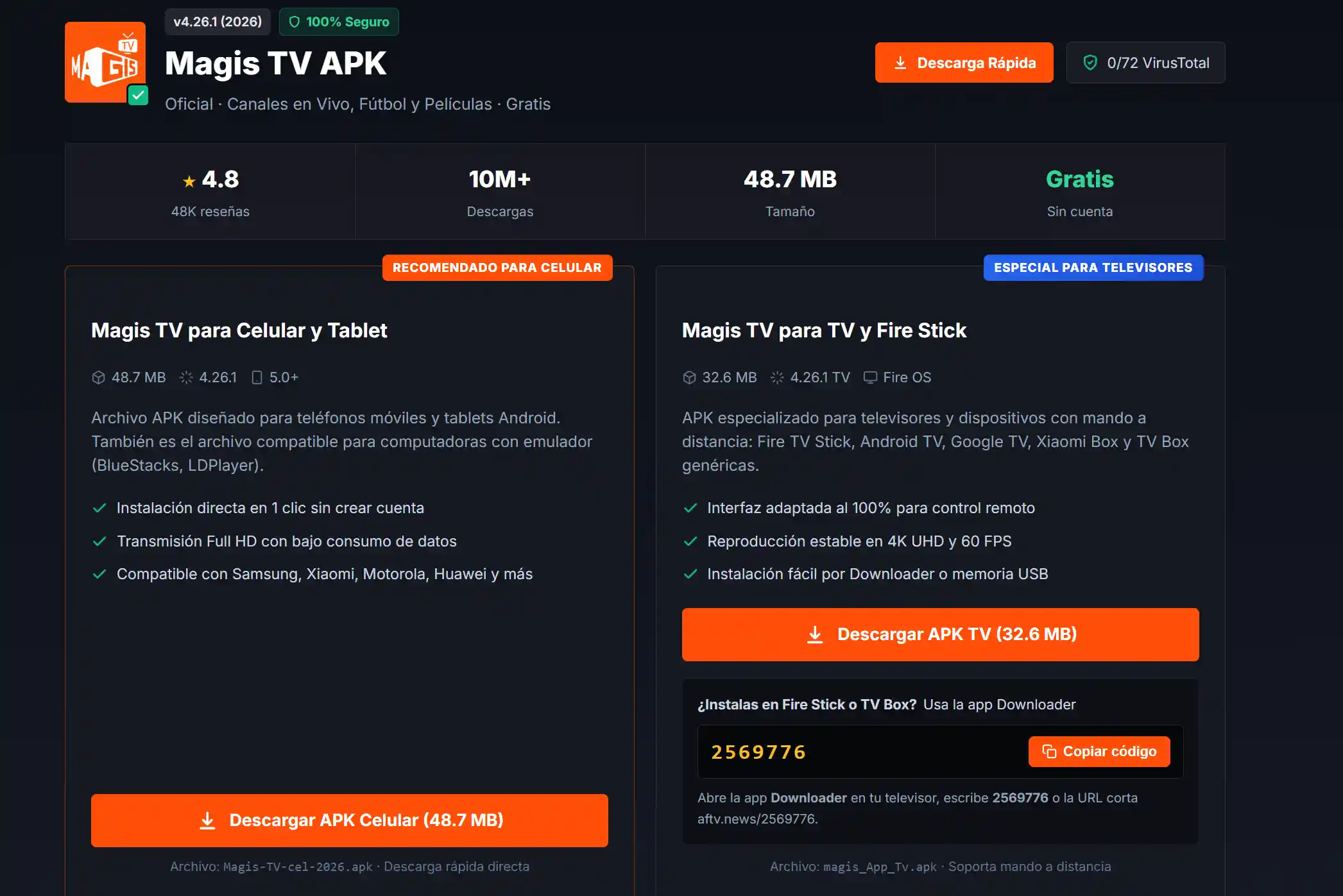 Android TV setup for watching Magis TV