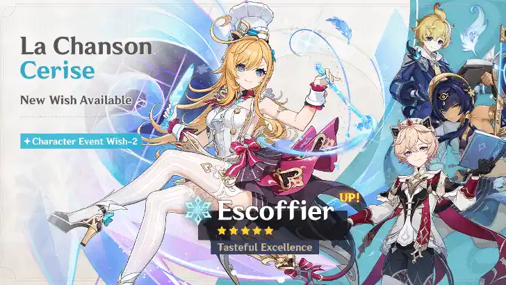 La Chanson Cerise, Escoffier banner