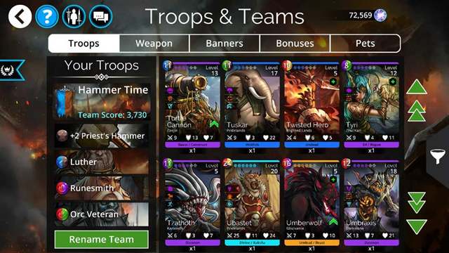 Gems of War screenshot 3