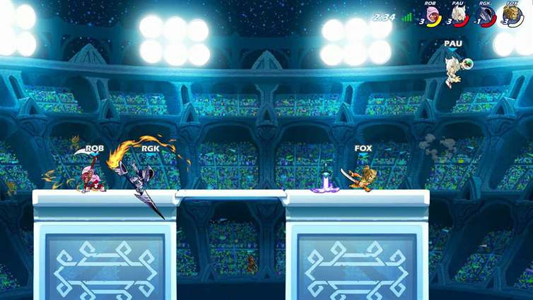 Brawlhalla fight on Nintendo Switch