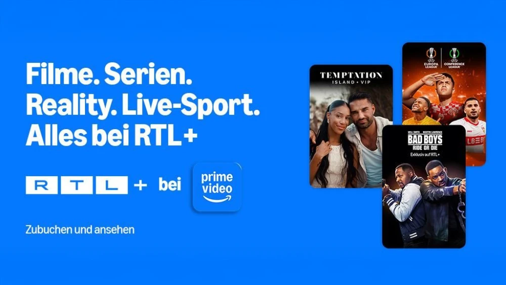 RTL+ 7 Tage kostenlos testen über Prime Video