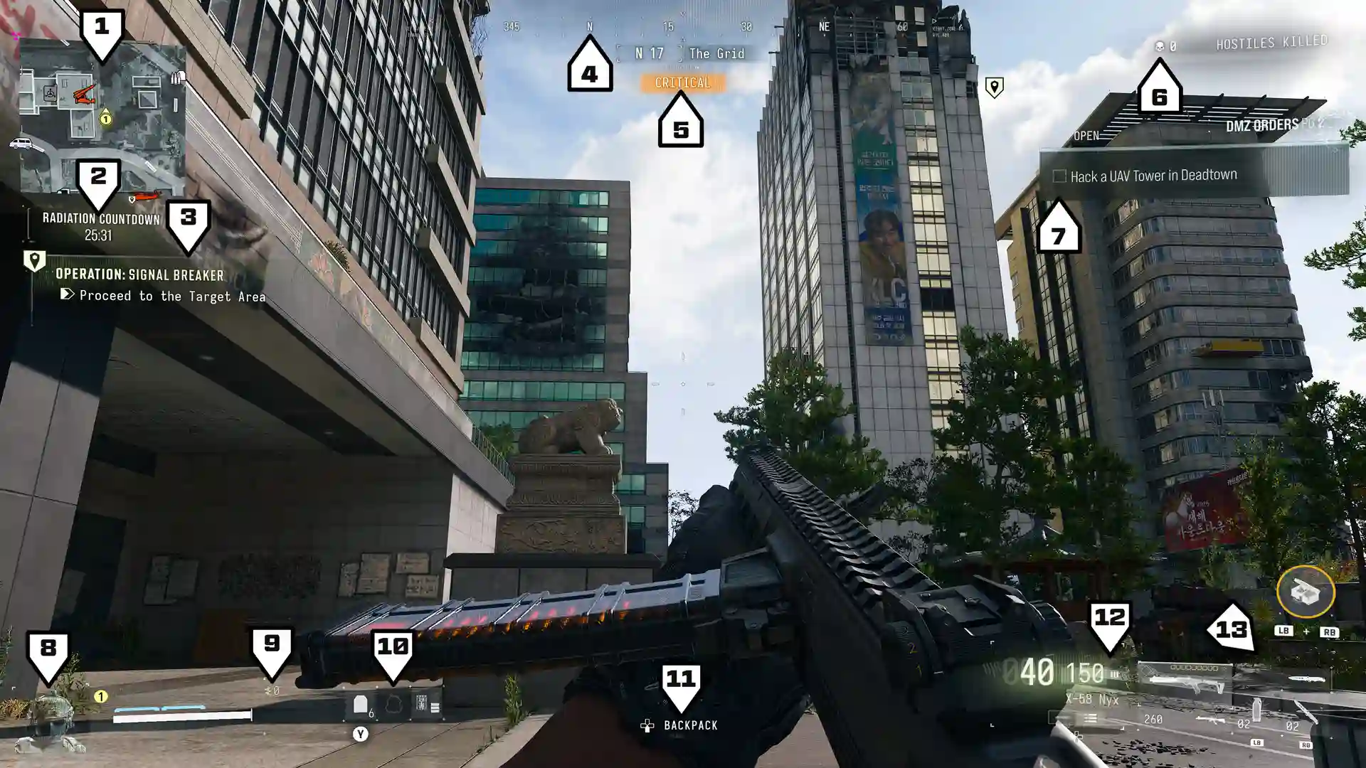 MW4 DMZ HUD elements