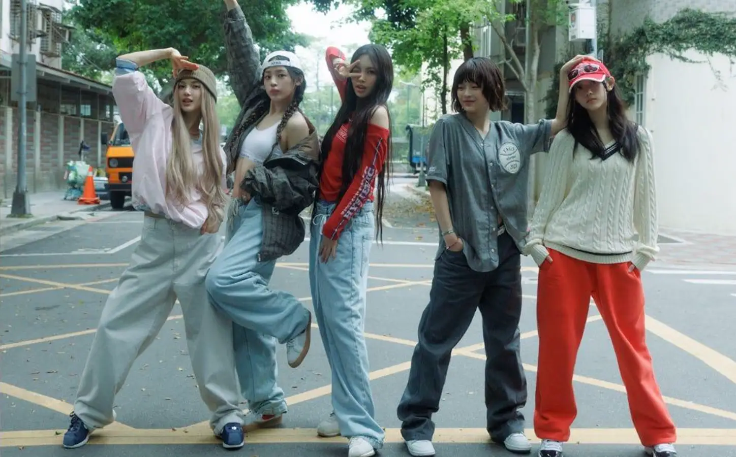 NewJeans How Sweet music video scene