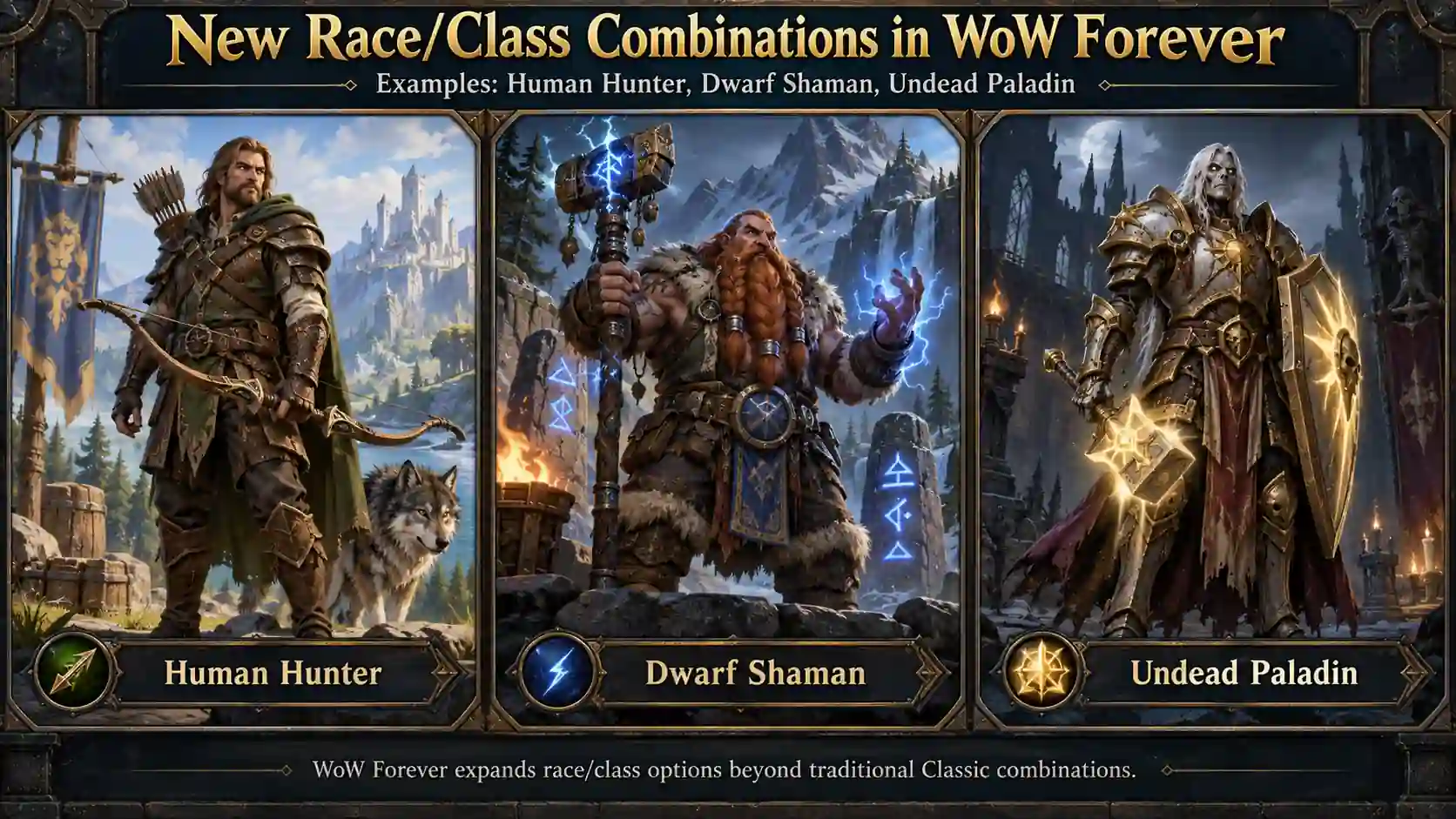 warcraft classes