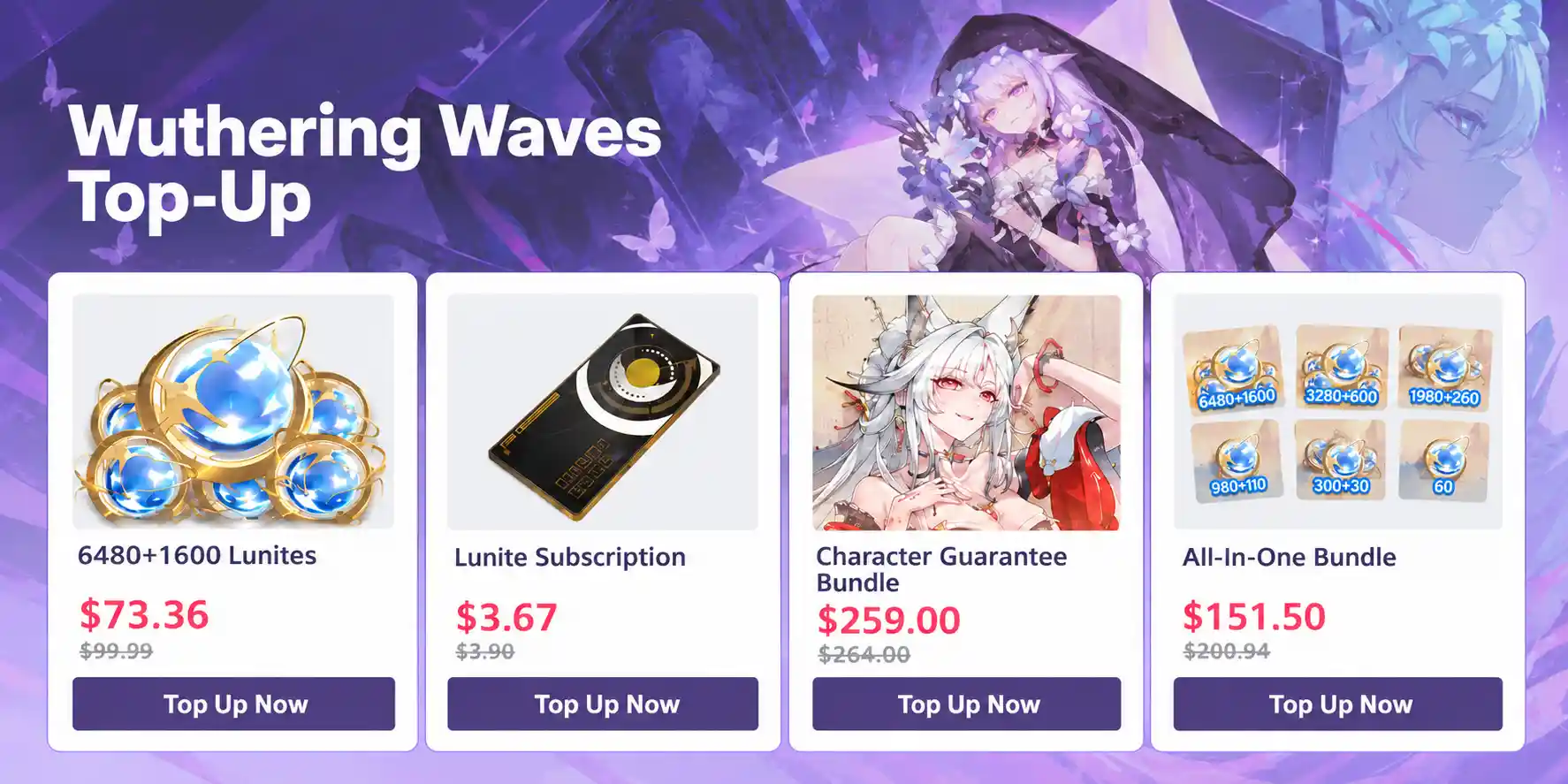 top up Lunite