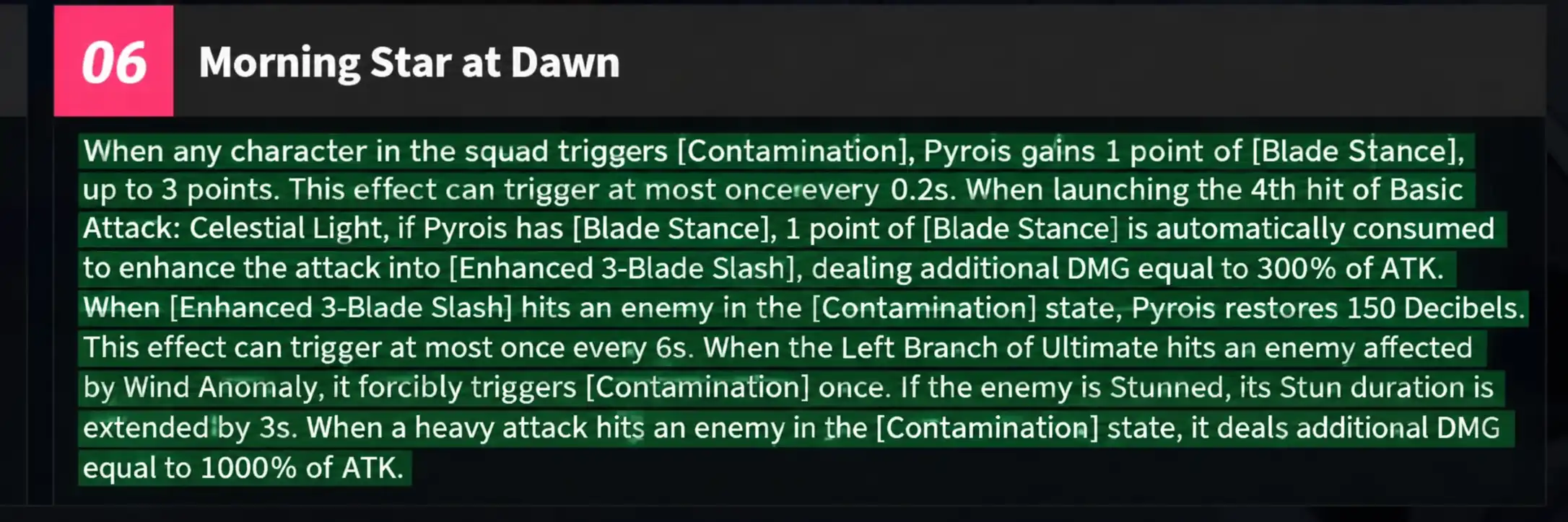 Pyrois leaked m6