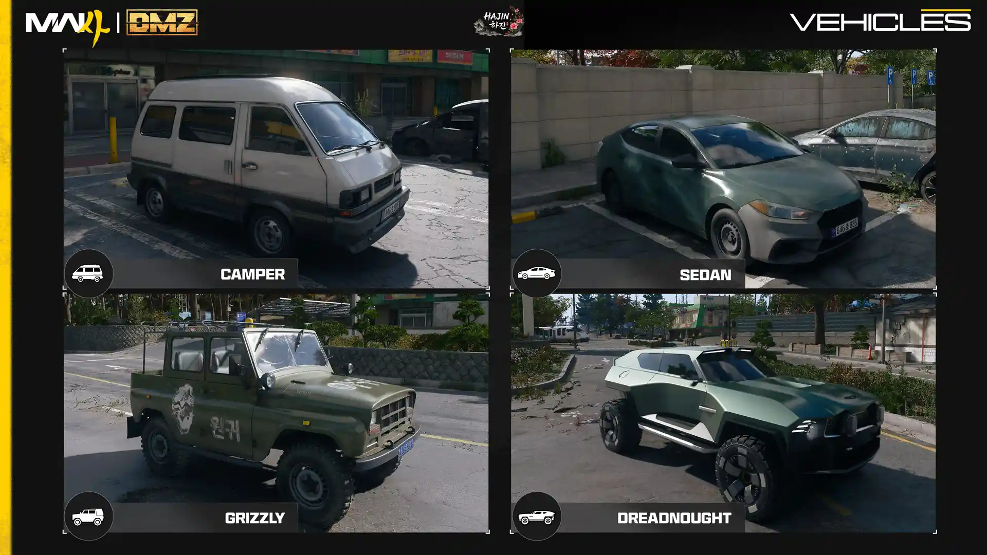 MW4 DMZ vehicles