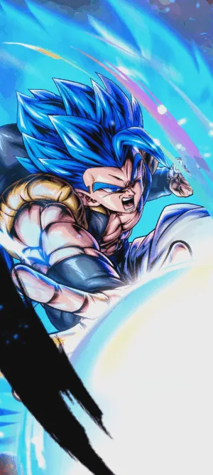 超サイヤ人ゴッドSS ゴジータ（DBL95-01U）のキャラクターイラスト
