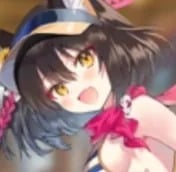 Portrait of Izuna (Swimsuit) from Blue Archive