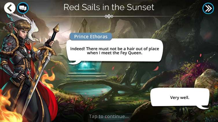 Gems of War puzzle battle on Nintendo Switch